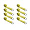 Tie 4 Safe 2" x 10' Lasso Strap w/ O Ring Auto Tie Down Wheel Lift Tow Truck Trailer Yeloow, 8PK TWS21-510-W9-Y-C-8 - alternate 1